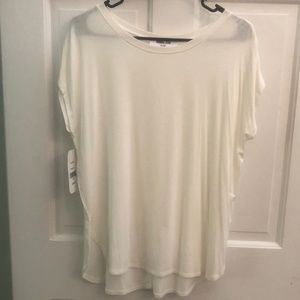 Double zero white top size SMALL NWT
